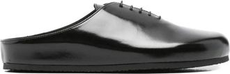Jacquemus Les Mules Derbie - Dames - Slip ons - Zwart - 40 EU - Leer - Schoenen