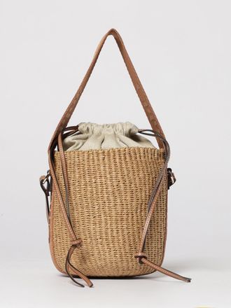 Chlo&eacute; Borsa Woody Mini Chlo&eacute; in rafia