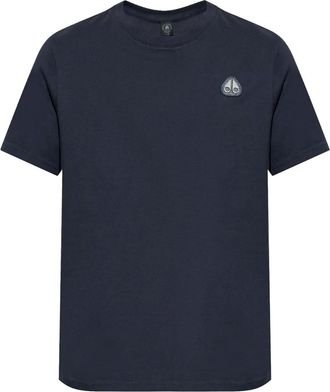 Moose Knuckles T-shirt in cotone - Blu