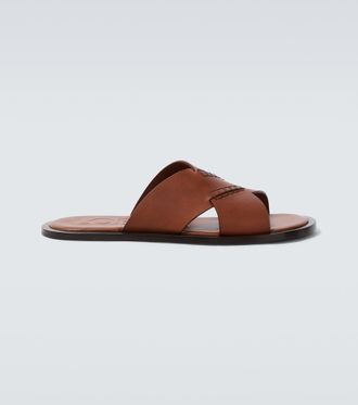 Loewe Sandalias Paulas Ibiza Flex de piel