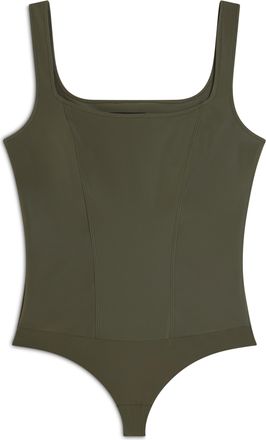 Freddy Body scollo quadrato in similpelle lucida