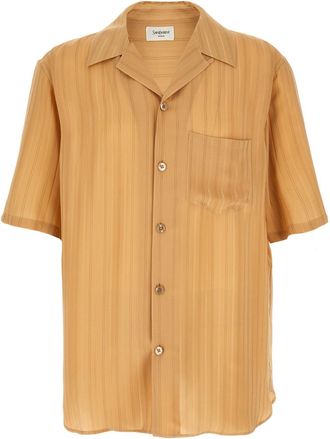Saint Laurent Beige Short Sleeves Shirt