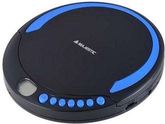 Majestic New Majestic Dm-1550 Reproductor De Cd Port&aacute;til Negro, Azul