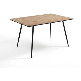 Oresteluchetta Oresteluchetta - Tavolo allungabile effetto legno finitura rovere cm. H.76xP.80xL.120