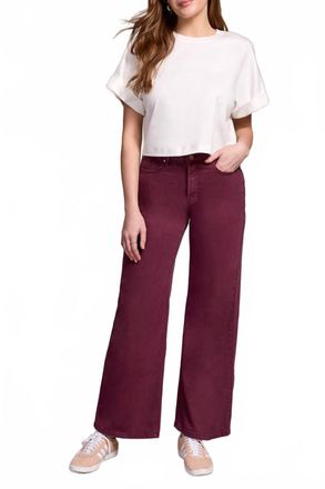 Tribal Brooke Hugging Wide Jeans In Passion Plum