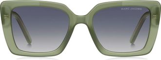 Marc Jacobs 52mm Gradient Square Sunglasses in Green/Grey Shaded Blue at Nordstrom Rack