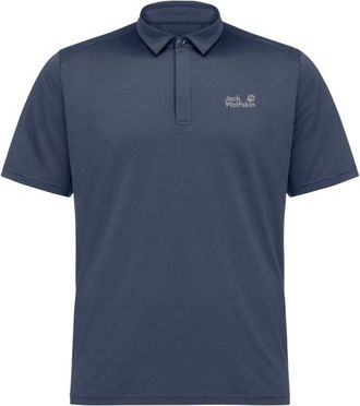 Jack Wolfskin Delgami Polo Polo-Shirt f&uuml;r Herren | blau