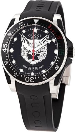 Gucci Duikhorloge - Heren - Horloges - Zwart - ONE Size - Accessoires