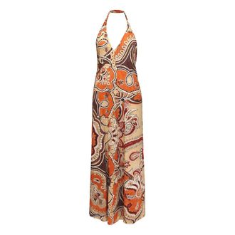 Maliparmi Maxi Dresses, female, Multicolor, Size: XL Maxi Dress