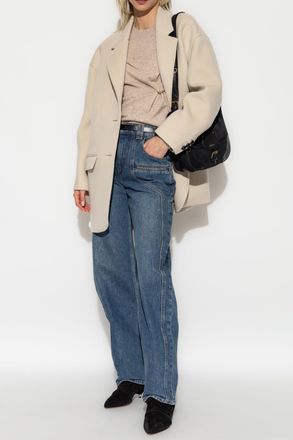 Isabel Marant Short Coat Campbelle, Womens, Cream