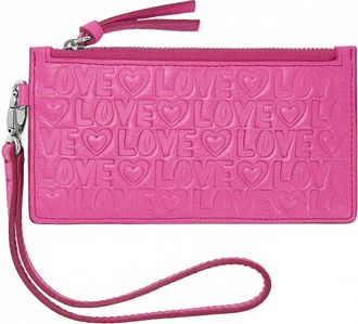 Brighton Fashionista Deeply In Love Card Pouch In Bubble Gum