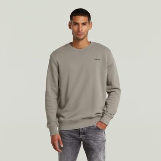 G-Star Logo Sweater - Beige - Heren