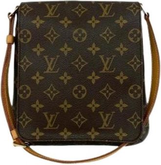 Louis Vuitton Pre-owned Vintage Pochette Schoudertas - Dames - Vintage Schoudertas - Bruin - ONE Size - Leer - Vintage