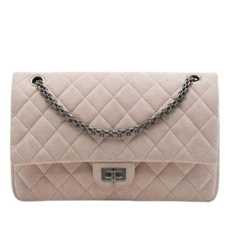 Chanel Pre-owned Leather chanel-bags - Dames - Pre-owned - Roze - Maat: ONE Size Leer