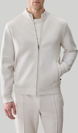 Robert Barakett Kenji Zip Track Jacket in Swan at Nordstrom, Size Xx-Large