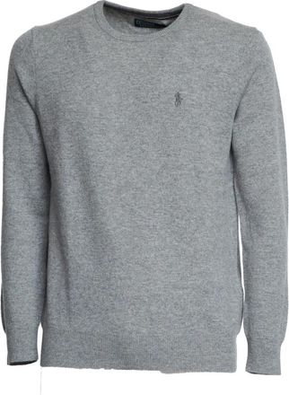 Polo Ralph Lauren Trui met ronde hals - Heren - Ronde hals truien - Grijs - S - Truien & Vesten