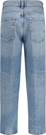 A Gold E High-Rise Vintage-Inspired Jeans - Blue