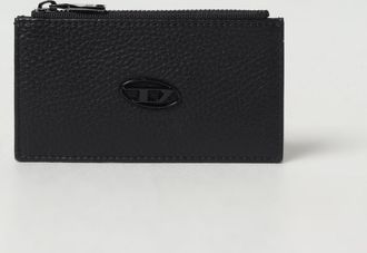 Diesel Portacarte di credito Hissu Evo Diesel in pelle a grana