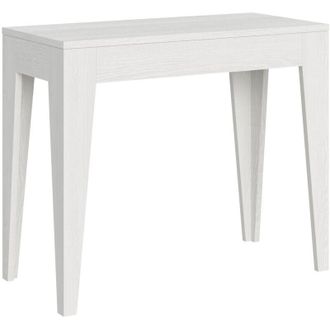 Itamoby Consolle allungabile - isotta - Dimensioni: 90x42/302 - Colore: Bianco Frassino