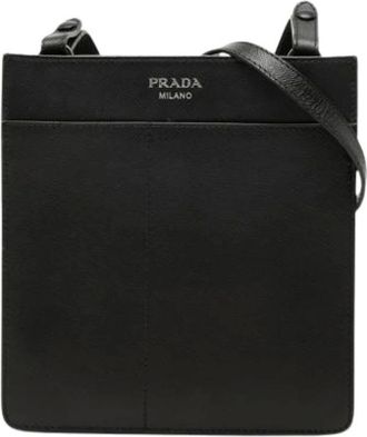 Prada Borsa a tracolla Saffiano Pre-owned - - Pre-owned - Donna - Nero - ONE SIZE