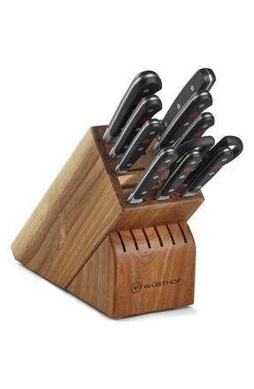W&uuml;sthof Classic 11-Piece Knife Block Set in Black at Nordstrom