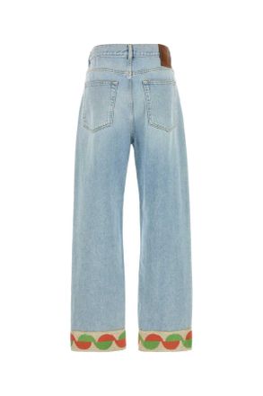 Valentino Garavani 6b3dd18y94w 508 Denimblulavchiaro Exteiror: Cotton Jean