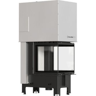 Kratki Kamineinsatz KRATKI REGNOR 500/500 7 kW &Oslash; 200 3 seiten glas mit T&uuml;rfeder