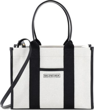 Balenciaga Hardware Canvas Small tote bag - Nero