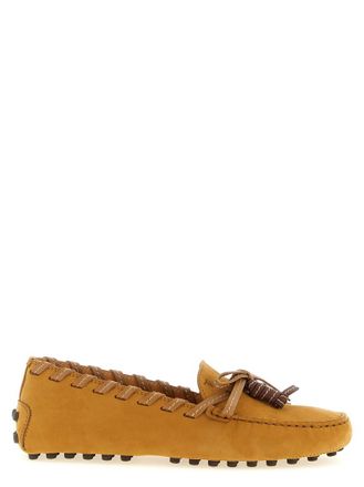 Tod's Beige Solid Loafers