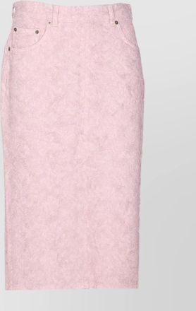 Haikure midi skirt with pockets and slit