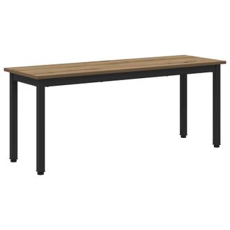 vidaXL Banco Roble Artesanal 110 X 35 X 45 Cm Madera De Ingenier&iacute;a Vidaxl