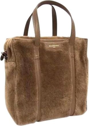Balenciaga Pre-owned Tote Bags, female, Brown, Size: ONE SIZE Pre-owned Vintage Tote Bag