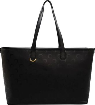 Marine Serre Tassen, Dames, Zwart, ONE Size, Katoen, Moon Canvas Core