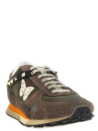 Valentino Garavani Stud Up Sneakers - Brown