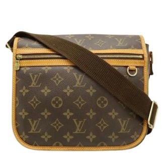 Louis Vuitton Vintage, unisex, Bruin, ONE Size, Pre-owned Schoudertas van Gecoat Canvas
