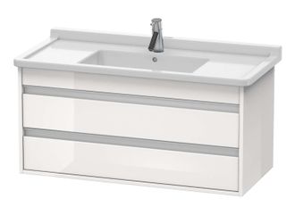 Duravit Ketho Mueble Bajo Mesada 6645, 2 Cajones, 1000mm, Para - Duravit