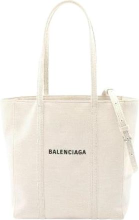Balenciaga Pre-owned Everyday Tote XS Canvas Tote Bag - Dames - Vintage Shopper - Beige - ONE Size - Vintage