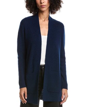 Fort&eacute; Cashmere Wool & Cashmere-Blend Drape Cardigan