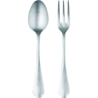 Mepra Dolce Vita Serving Set - 2 Pieces in Pewter Silver at Nordstrom