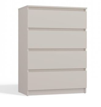 OEM C&oacute;moda Moderna Con 4 Cajones - Beige Cachemir, C&oacute;moda Espaciosa Para Dormitorio, Sala De Estar O Habitaci&oacute;n Infantil