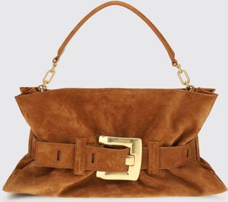 Balmain Borsa Anthem Mini Balmain in pelle scamosciata e arricciata