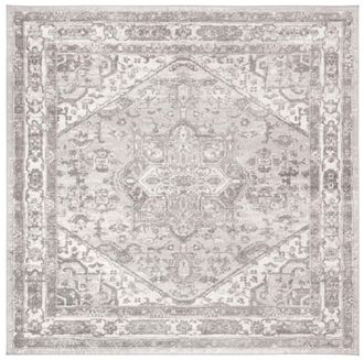 Safavieh Alfombra crema/gris 152 x 152 cm