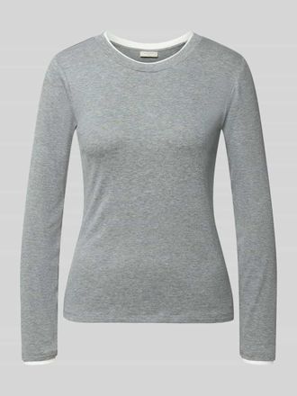 Freequent Longsleeve mit Viskosen-Anteil Modell ALVIN in Hellgrau, Gr&ouml;&szlig;e XXL