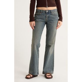 PacSun Jade Low Rise Bootcut Jeans in Medium Indigo at Nordstrom Rack, Size 26