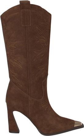 Alma En Pena Metalen teen laars - Dames - Cowboylaarzen - Bruin - 37 EU - Schoenen