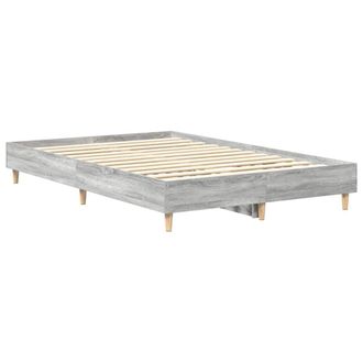 Berkfield Home Bed Frame 120x190 cm Grey Sonoma Engineered Wood