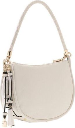 Guess Womens Shoulder Bag Off White Polyurethane - Shoulder-Bags