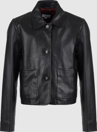 Serge Pariente Veste Cuir Elina Black