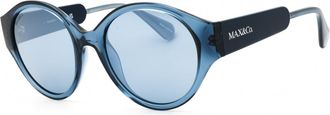 Max & Co. MO0058 90X Shiny Blue/Blue Mirror