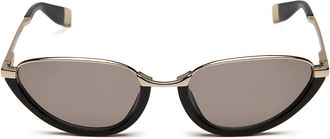 Furla Zonnebril Ros&eacute;goud/Bruin